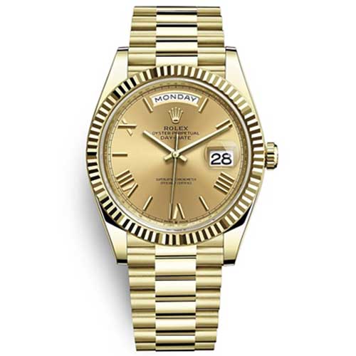 Rolex Watch Oyster Perpetual Day-Date Full Gold