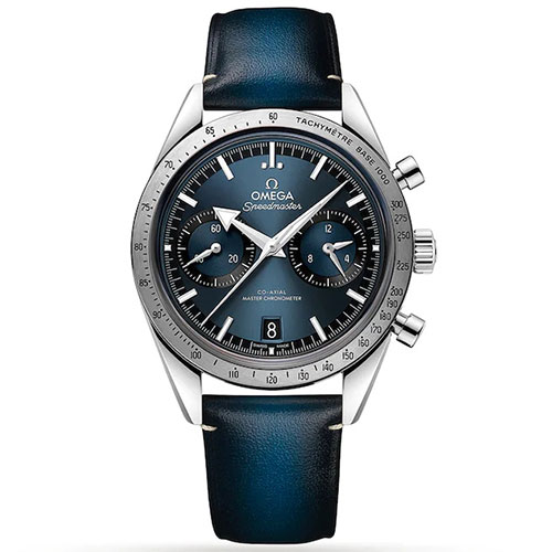 OMEGA Speedmaster 57 Co-Axial Master Chronometer Chronograph 40.5mm Mens Watch Blue 