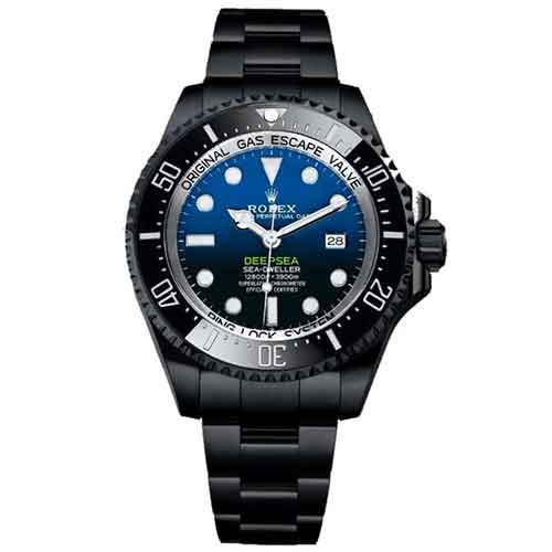 Rolex Deepsea Sea Dweller 44mm Blue Dial & Ceramic Bezel Black  Watch