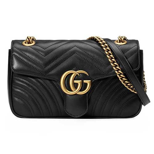 Gucci Marmont small matelass leather shoulder Women bag