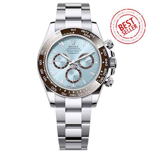 Rolex Daytona Blue dial Ceramic Bezel Oyster bracelet Platinum