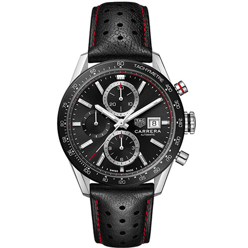 Tag Heuer Carrera Automatic Chronograph Diameter 41 mm Black Dial