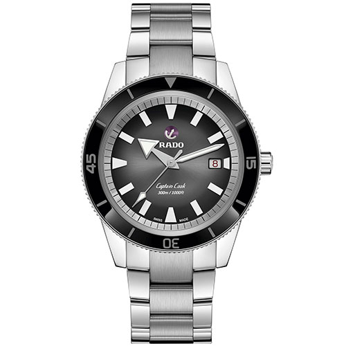 Rado Captain Cook Automatic Black Dial Men Watch