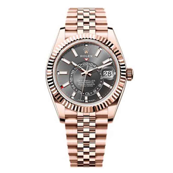 Rolex Sky-Dweller Oyster, 42 mm, Everose gold Men Watch