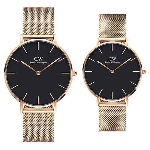 Daniel Wellington Petite Black Round Dial Analog Watch 