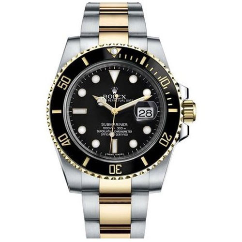 Rolex Watch 8880 Stainless Steel Black Dial