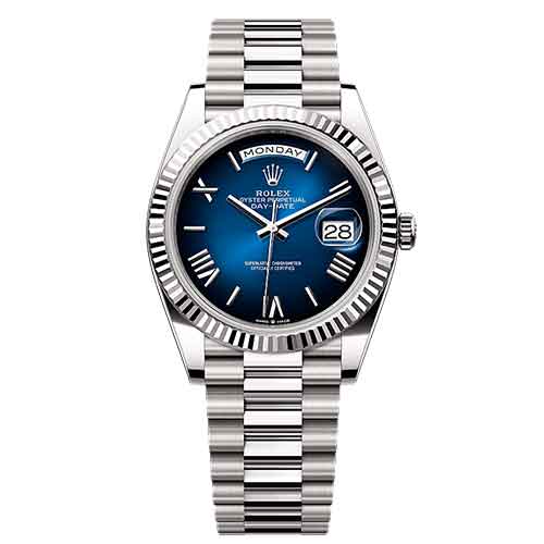 Rolex Day-Date Oyster, 40 mm, white gold Men Watch