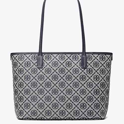 TORY BURCH Small T Monogram Zip Tote