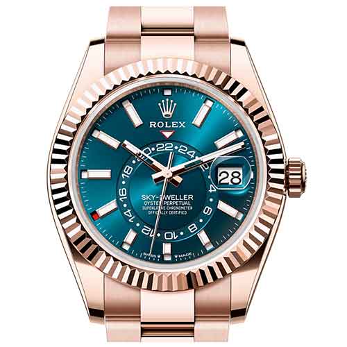 Rolex SKY-DWELLER Oyster 42 mm Everose gold