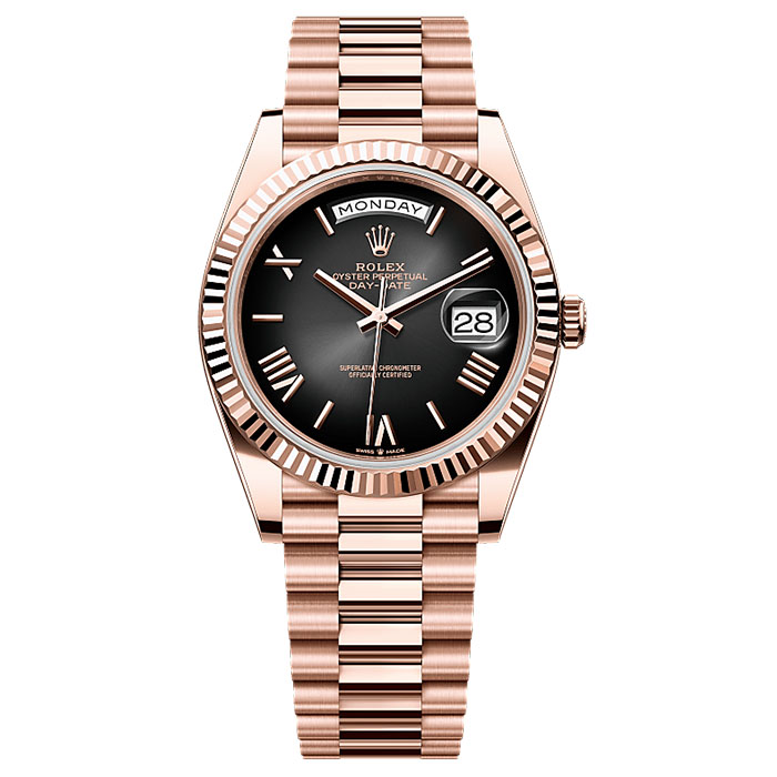 Rolex Day-Date 40 Oyster, 40 mm, Everose gold Watch