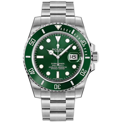 Rolex Submariner Date Green Dial Men Watch