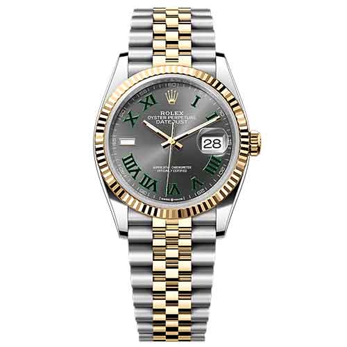 Women-Rolex Datejust Oyster Oystersteel and yellow gold M126233-0035