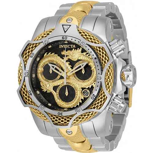 INVICTA Reserve 31513 Venom Iii Dragon Swiss Chronograph Tu-tone 52.5M