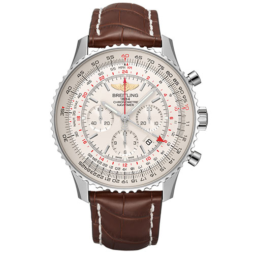 BREITLING Navitimer B04 Chronograph GMT 48 Stainless steel - Cream AB0441211G1P1