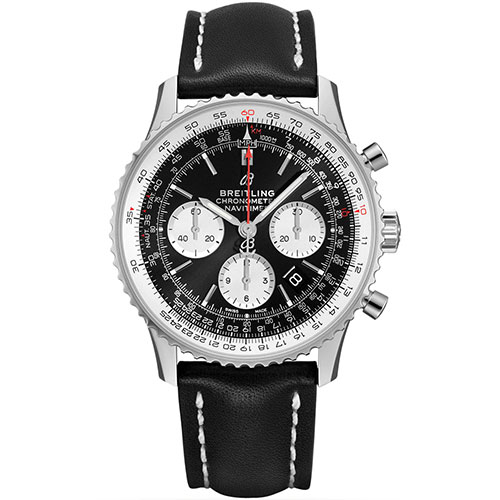 Breitling Navitimer 1 B01 Chronograph 43 Black Dial Men Watch